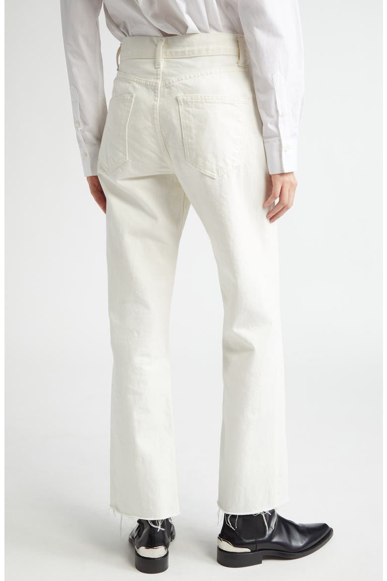 Calla Straight Leg Jeans, Alternate, color, CREAM