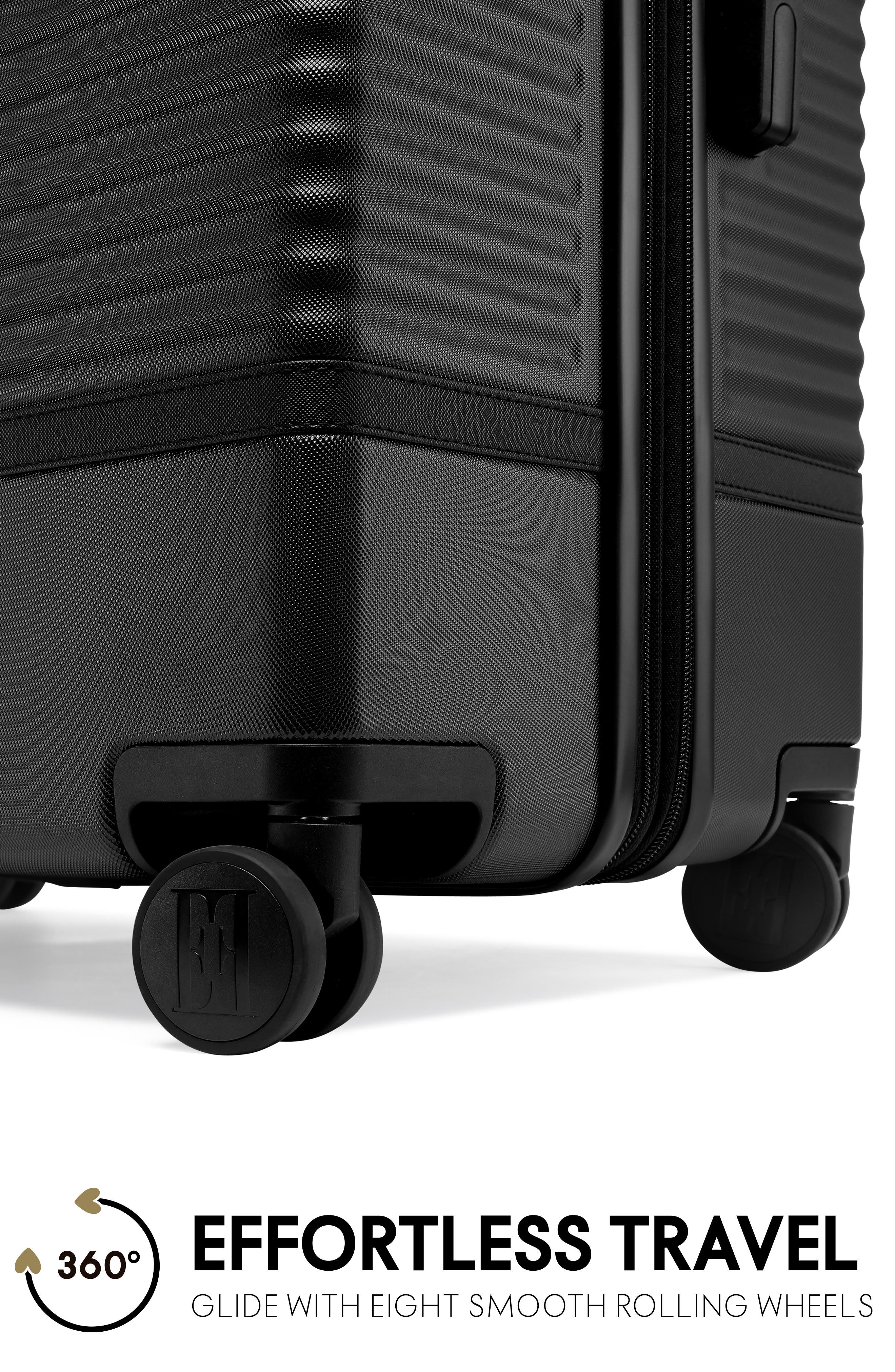 ELLE Belleville 3 Piece Expandable Retro Spinner Luggage Set, Alternate, color, 