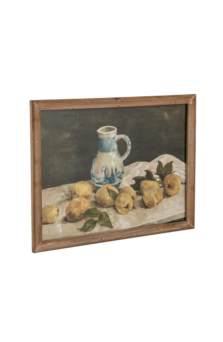 Storied Home Citrus Charm Framed Wall Art, Multicolor, Main, color, Blue