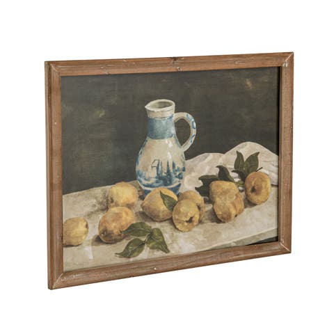 Citrus Charm Framed Wall Art, Multicolor