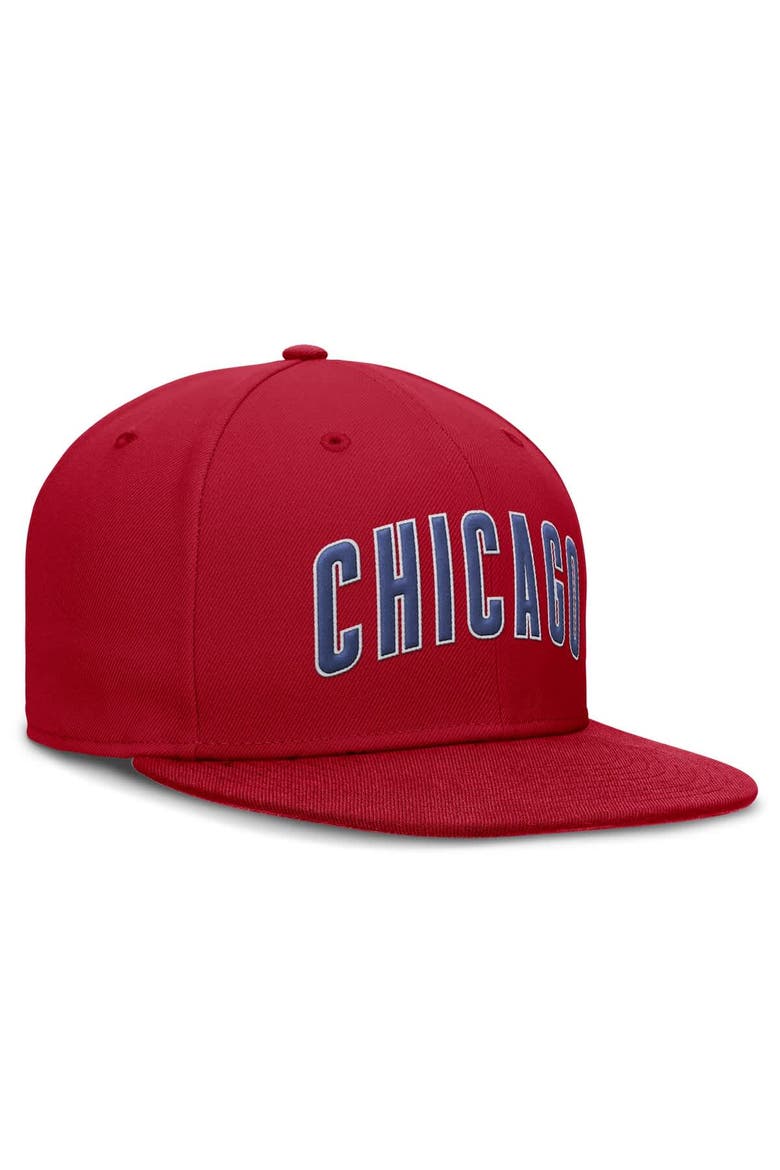 Men's Nike Red Chicago Cubs True Performance Fitted Hat, Alternate, color, Red