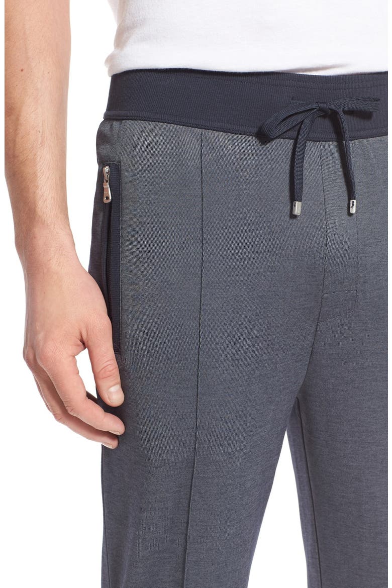 BOSS Cotton Blend Lounge Pants, Alternate, color, DARK BLUE