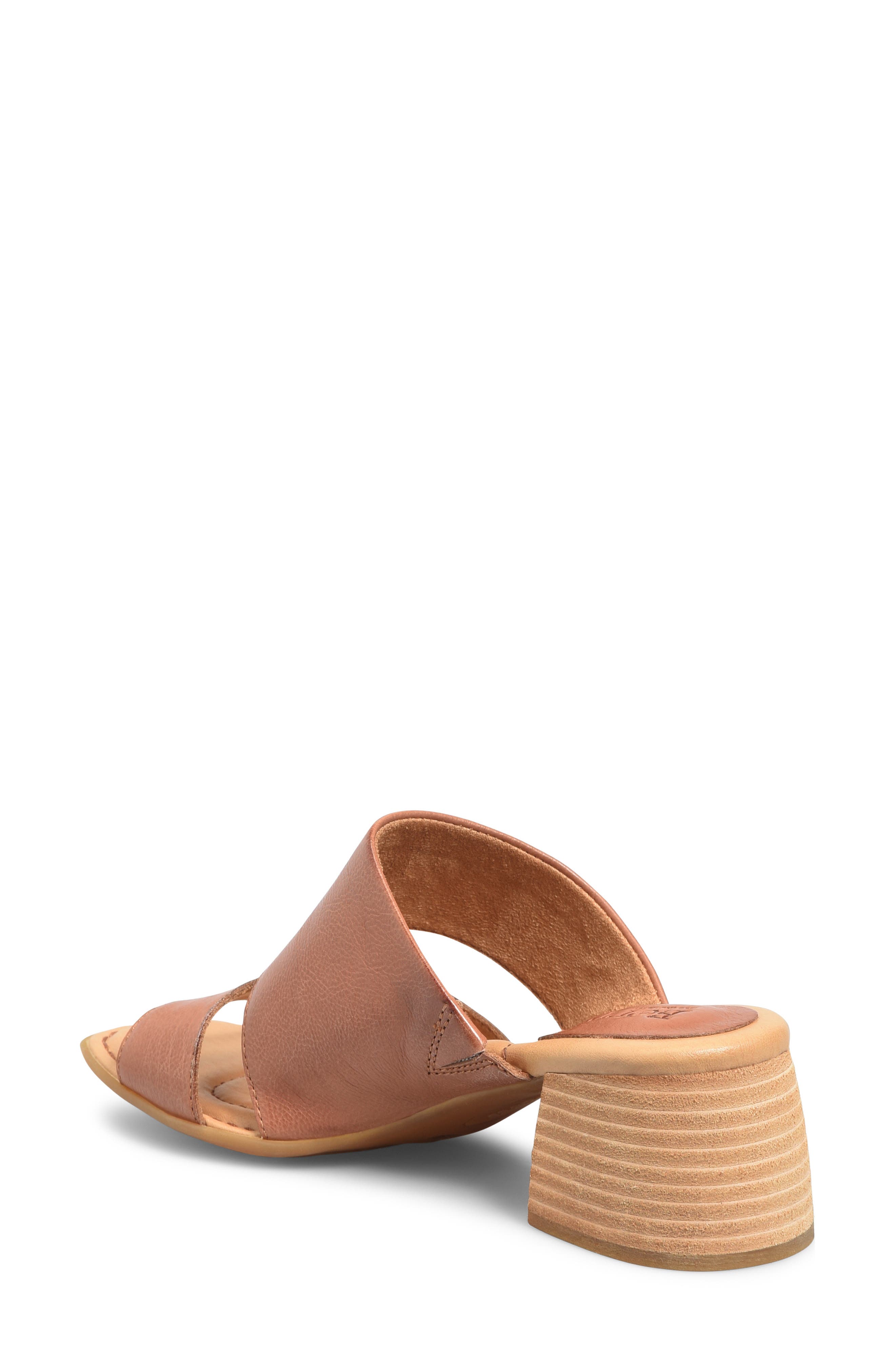 Børn Shea Block Heel Sandal, Alternate, color, Brown Leather