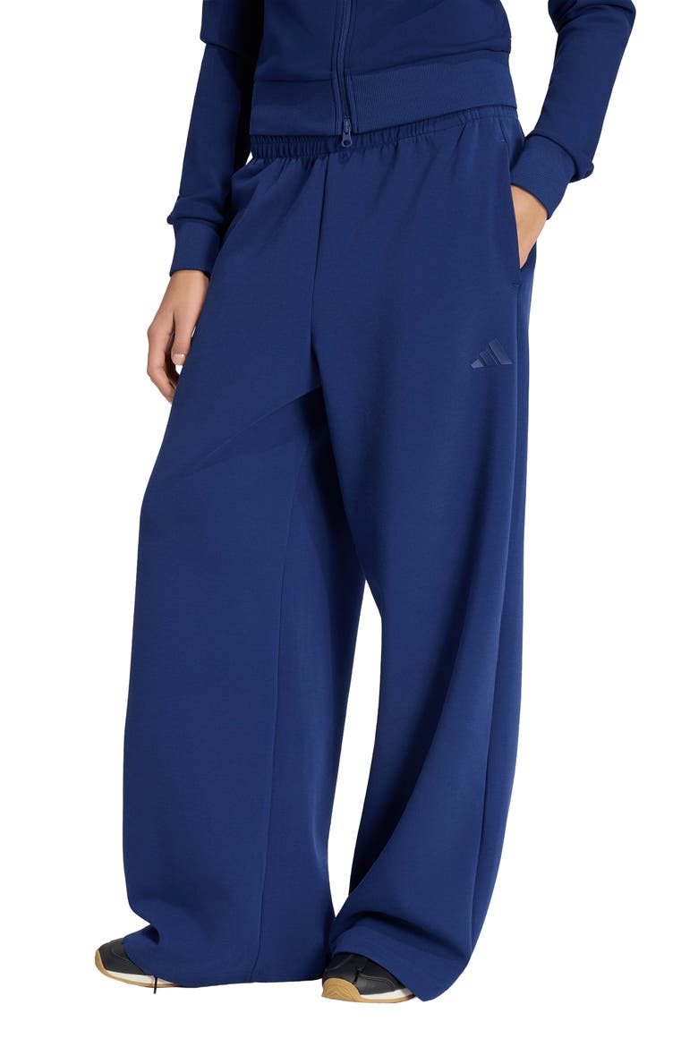 Wide Leg Pants, Main, color, DARK BLUE