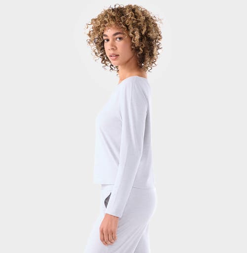 Tavi Brushed Tec Knit Long Sleeve In Gray