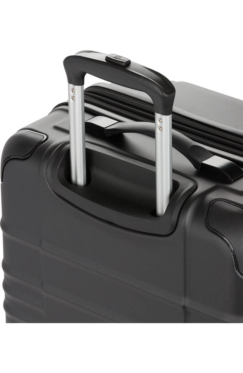 SWISSGEAR 24-Inch Hardside Spinner Carry-On Suitcase, Alternate, color, Black
