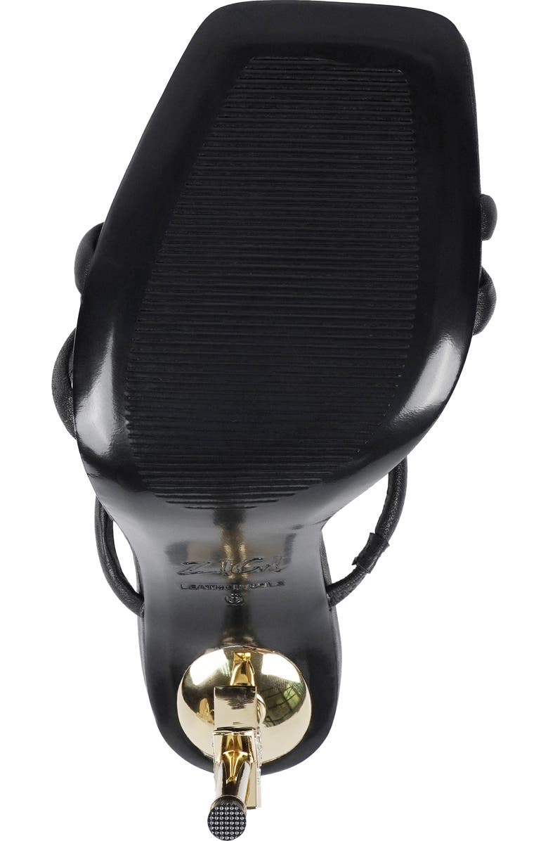 ZIGI Strappy Stiletto Sandal, Alternate, color, Black Leather