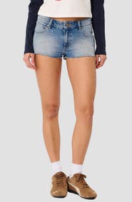 ABRAND Cutoff Denim Shorts
