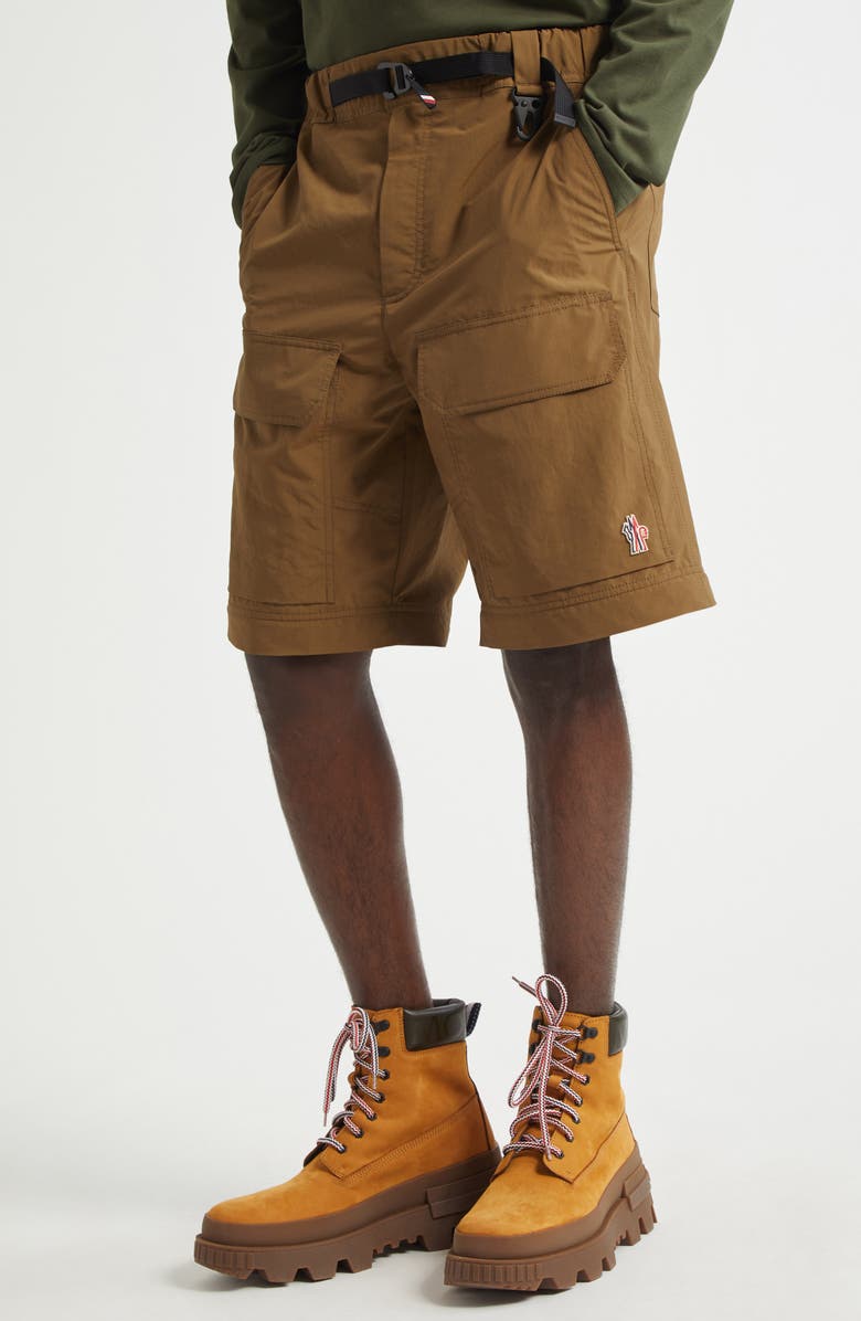 Moncler Ripstop Convertible Cargo Pants, Alternate, color, Urban Chic