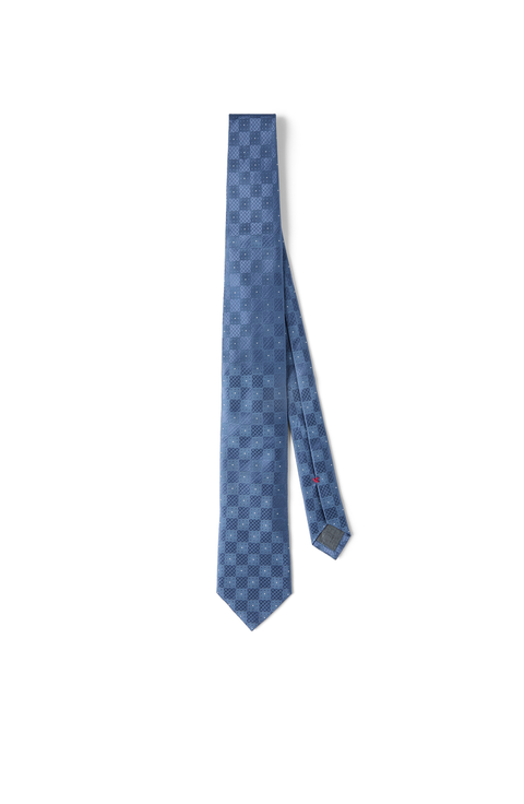 Silk tie with pattern