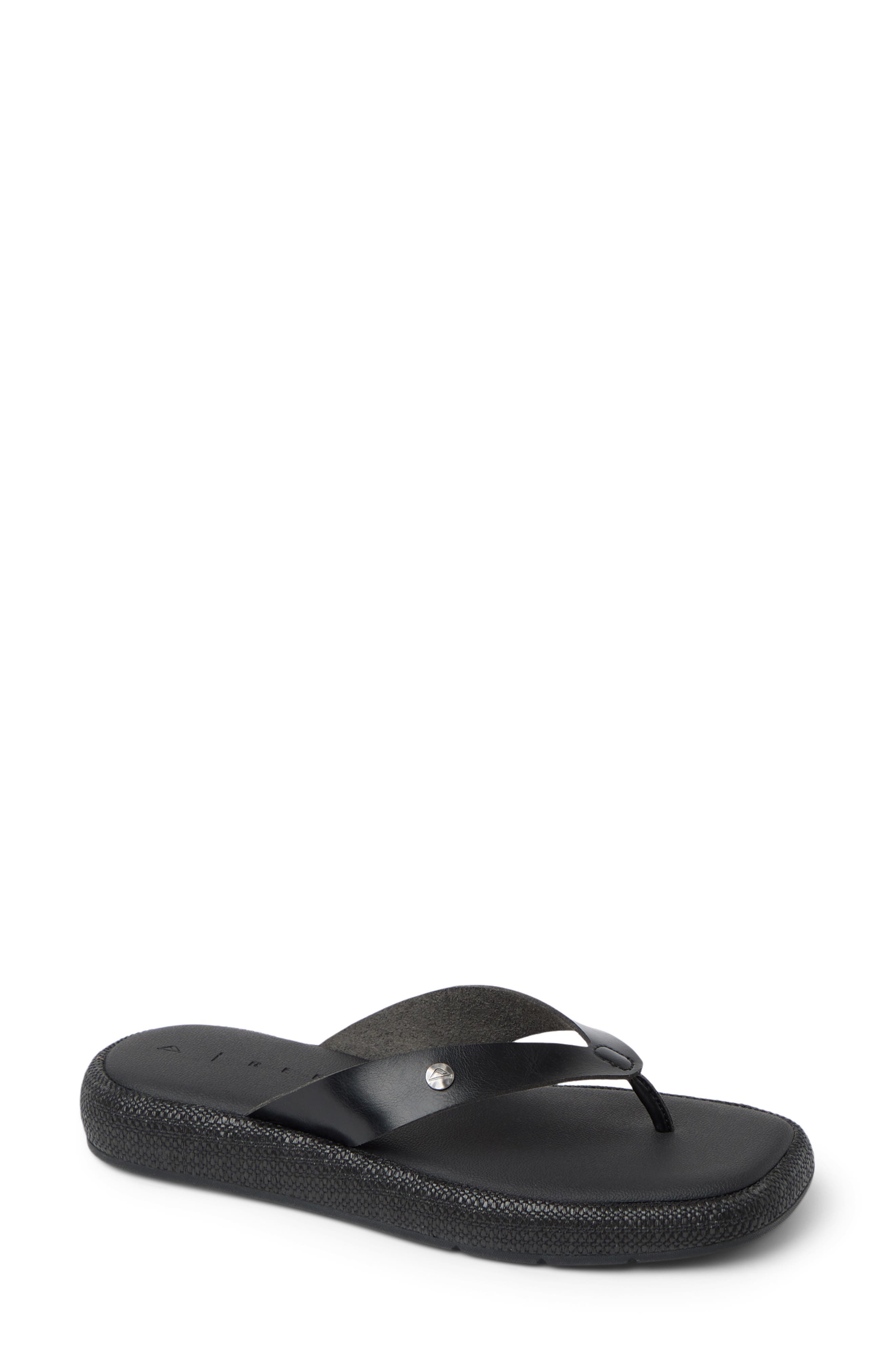 Reef Sunset Low Maya Flip Flop, Main, color, Black/Black
