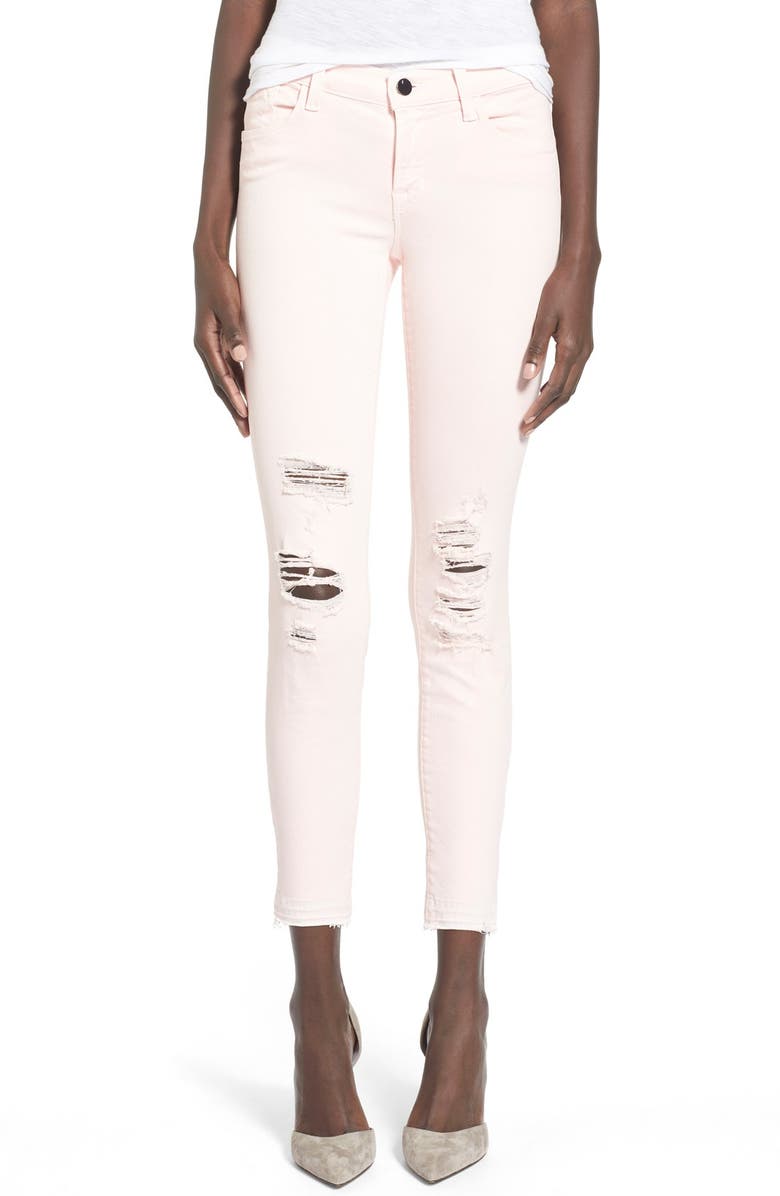 J Brand 'Little Pink Jean' Low Rise Crop Skinny Jeans, Main, color, 