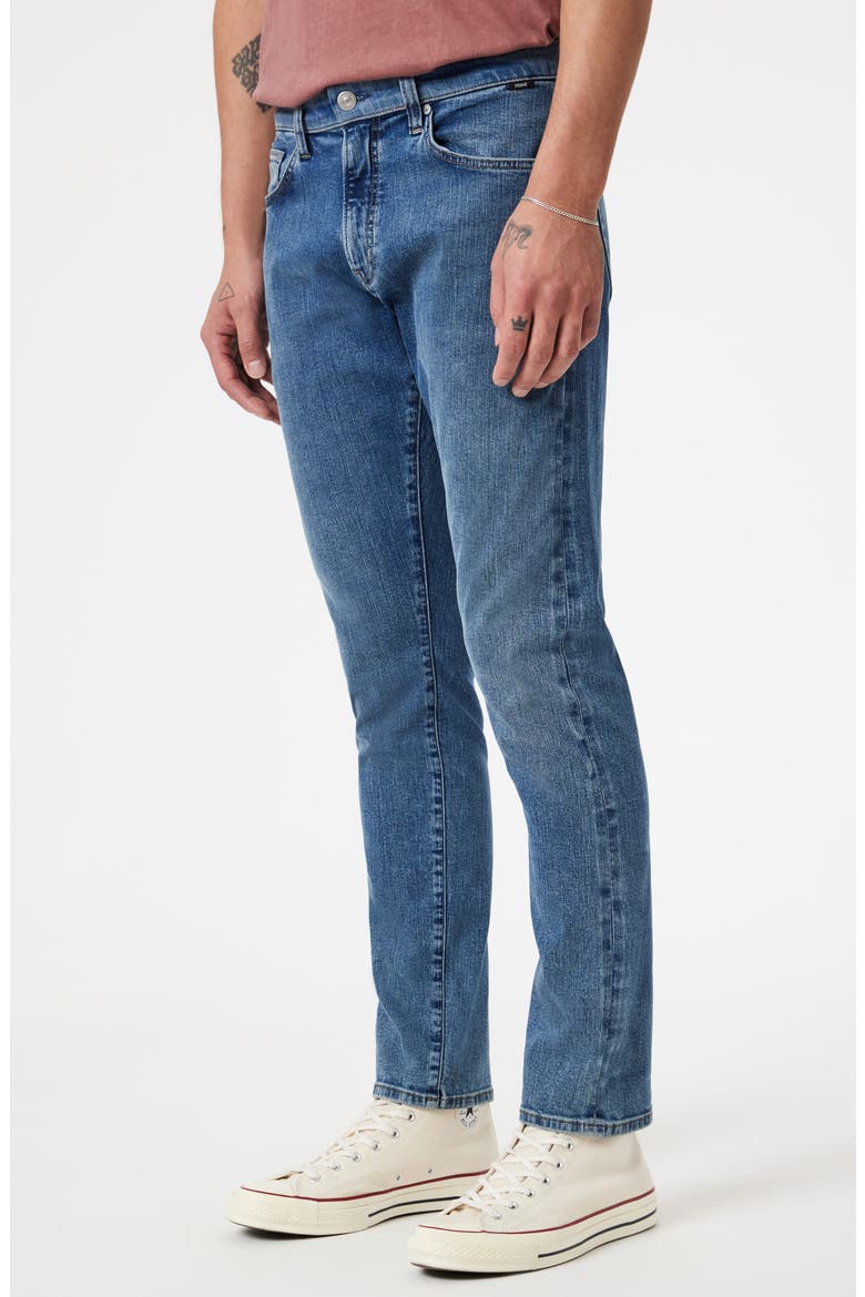Marcus Slim Straight Leg Jeans, Alternate, color, LIGHT BRUSHED SELVEDGE