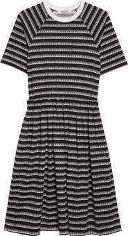 Undercover Print Mock Two-Piece Dress