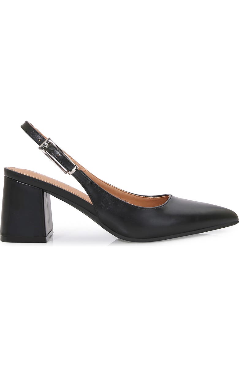 BERNESS Pointed Toe Slingback Pump, Alternate, color, Black