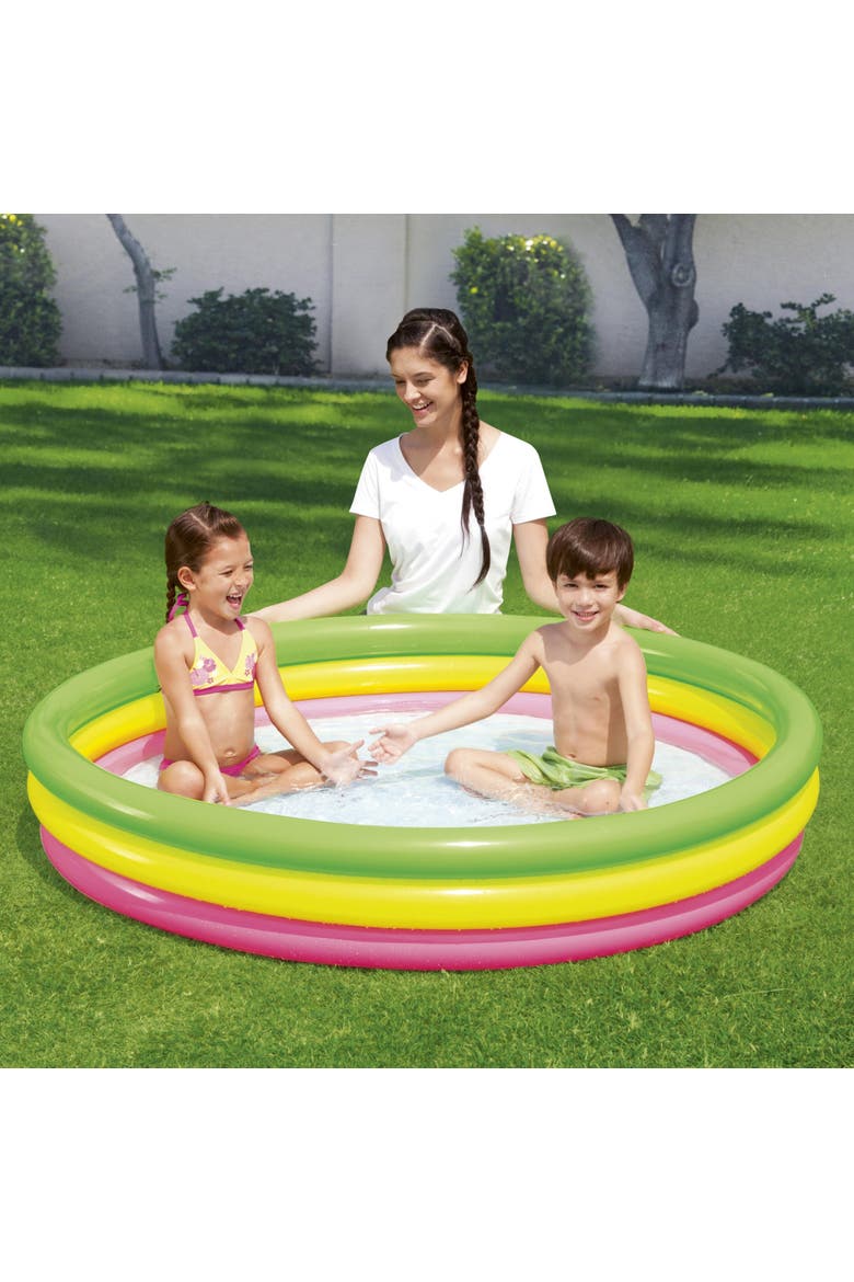 Summer Play Kiddie Pool, Alternate, color, Multicolored