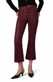 The Callie Coated High Waist Ankle Bootcut Jeans