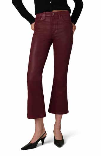 The Callie Coated High Waist Ankle Bootcut Jeans