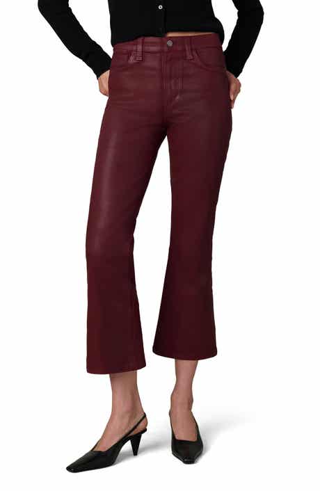 Joe's The Callie Coated High Waist Ankle Bootcut Jeans