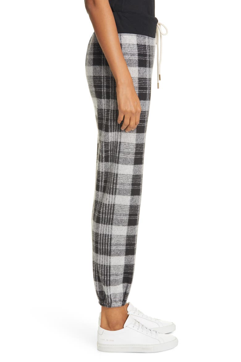 The Warm Up Sweatpants, Alternate, color, BLACK LUMBER PLAID