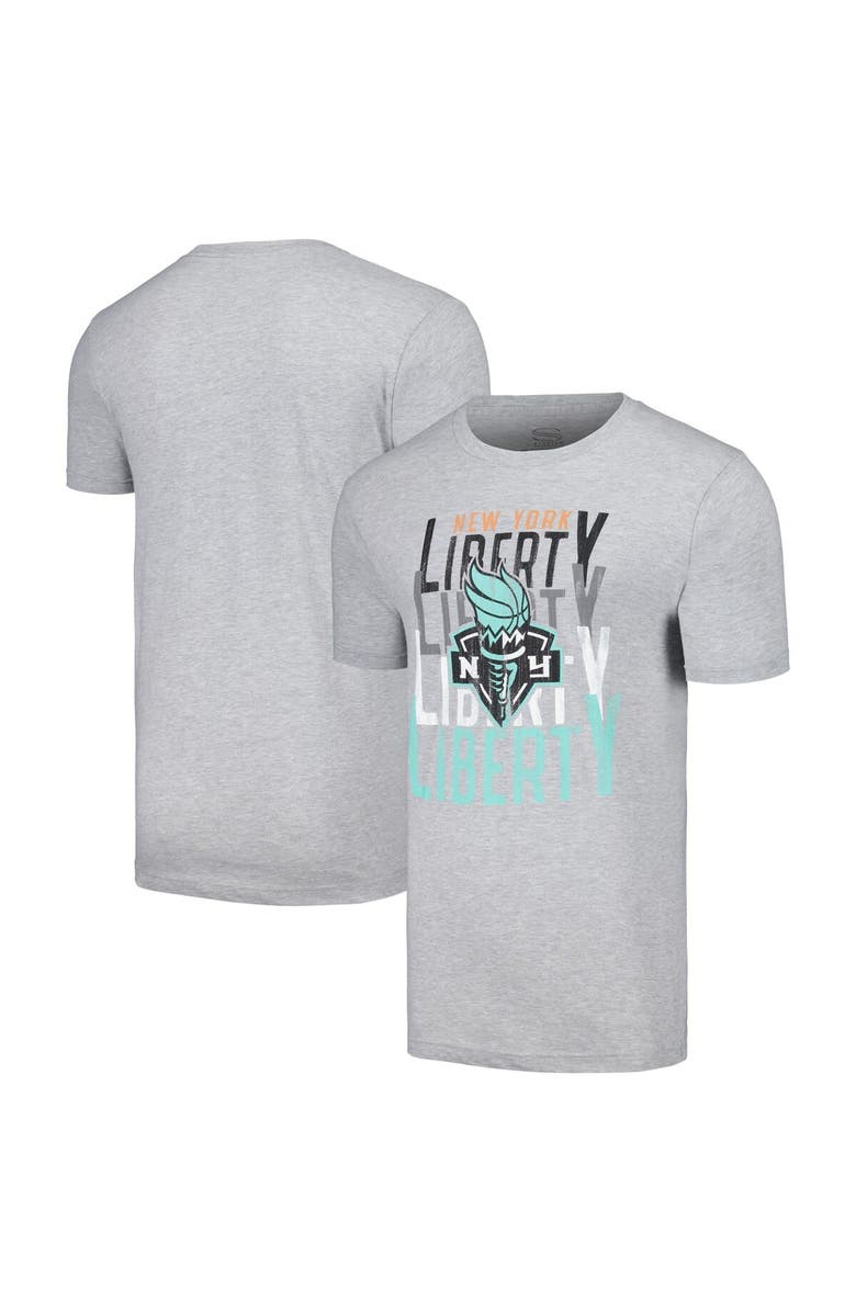 Stadium Essentials Unisex Stadium Essentials Heather Gray New York Liberty Dedication T-Shirt, Main, color, Heather Gray