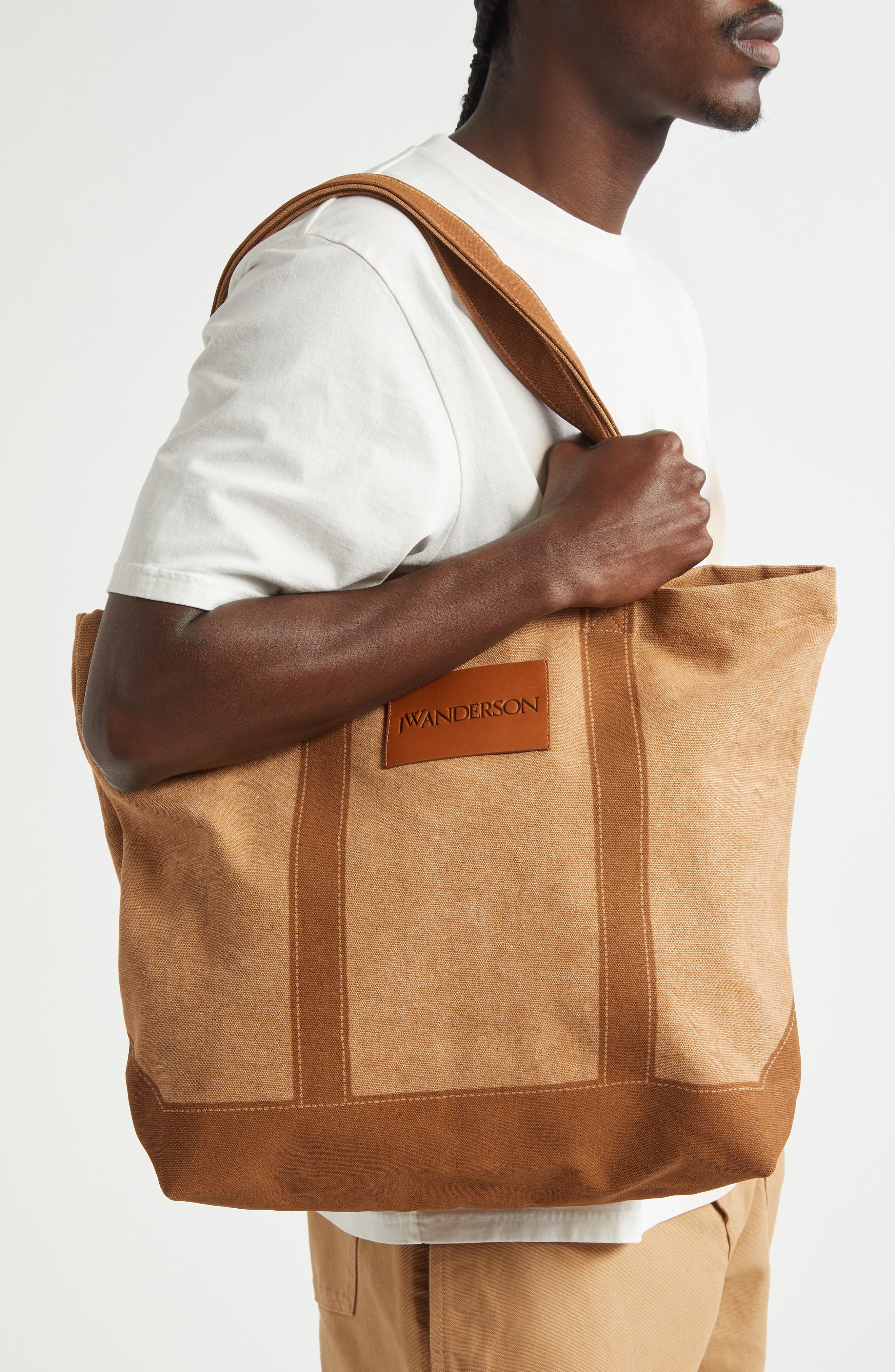 JW Anderson Digital Print Canvas Tote, Alternate, color, 