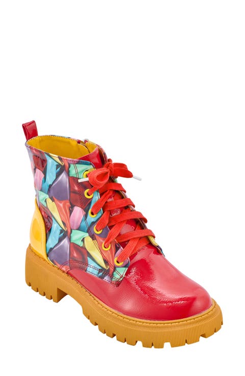 Freeway Lug Sole Combat Boot (Women)