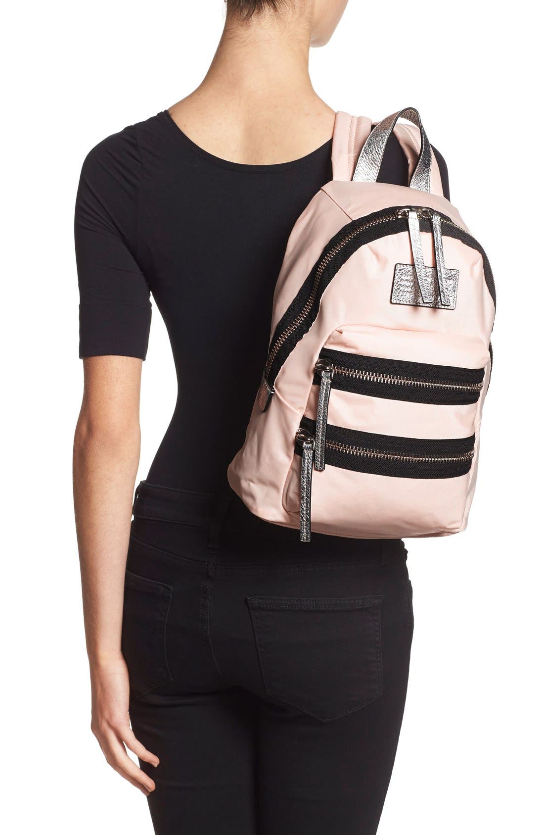 MARC BY MARC JACOBS 'Mini Domo Arigato Packrat' Backpack, Alternate, color, PEARL BLUSH MULTI