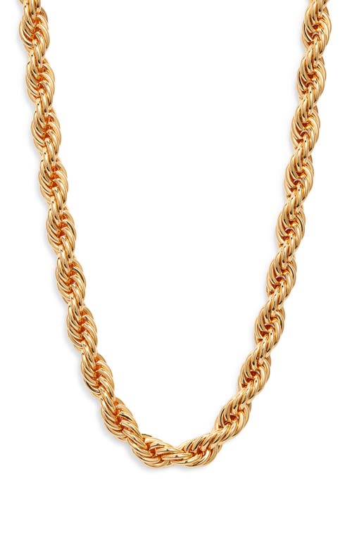 Nest Jewelry Statement Rope Chain In Brown
