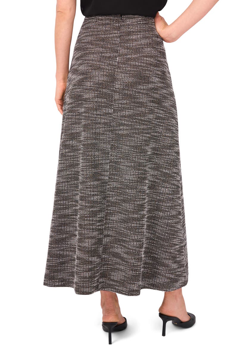 Vince Camuto Tweed Maxi Skirt, Alternate, color, Camel Multi