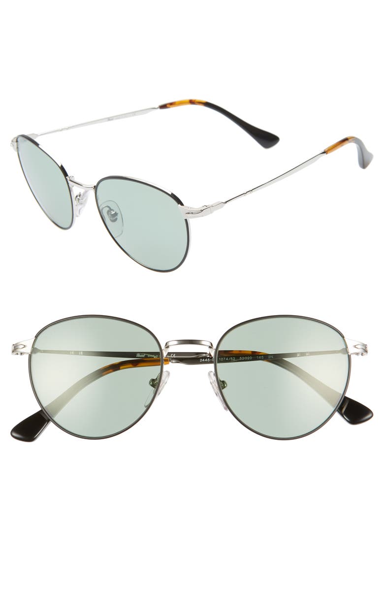 Persol 52mm Round Sunglasses, Main, color,