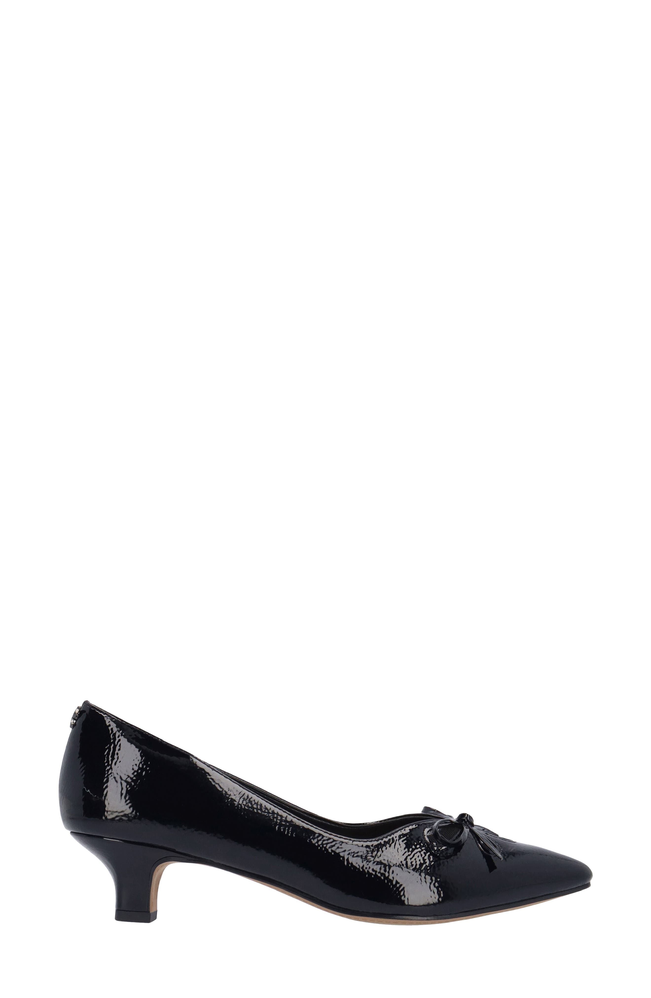 J. Reneé Calinda Kitten Heel Pump, Alternate, color, Black