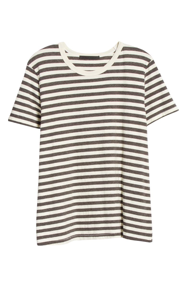 Jenni Kayne Stripe Cotton Blend Boy Tee, Alternate, color, 