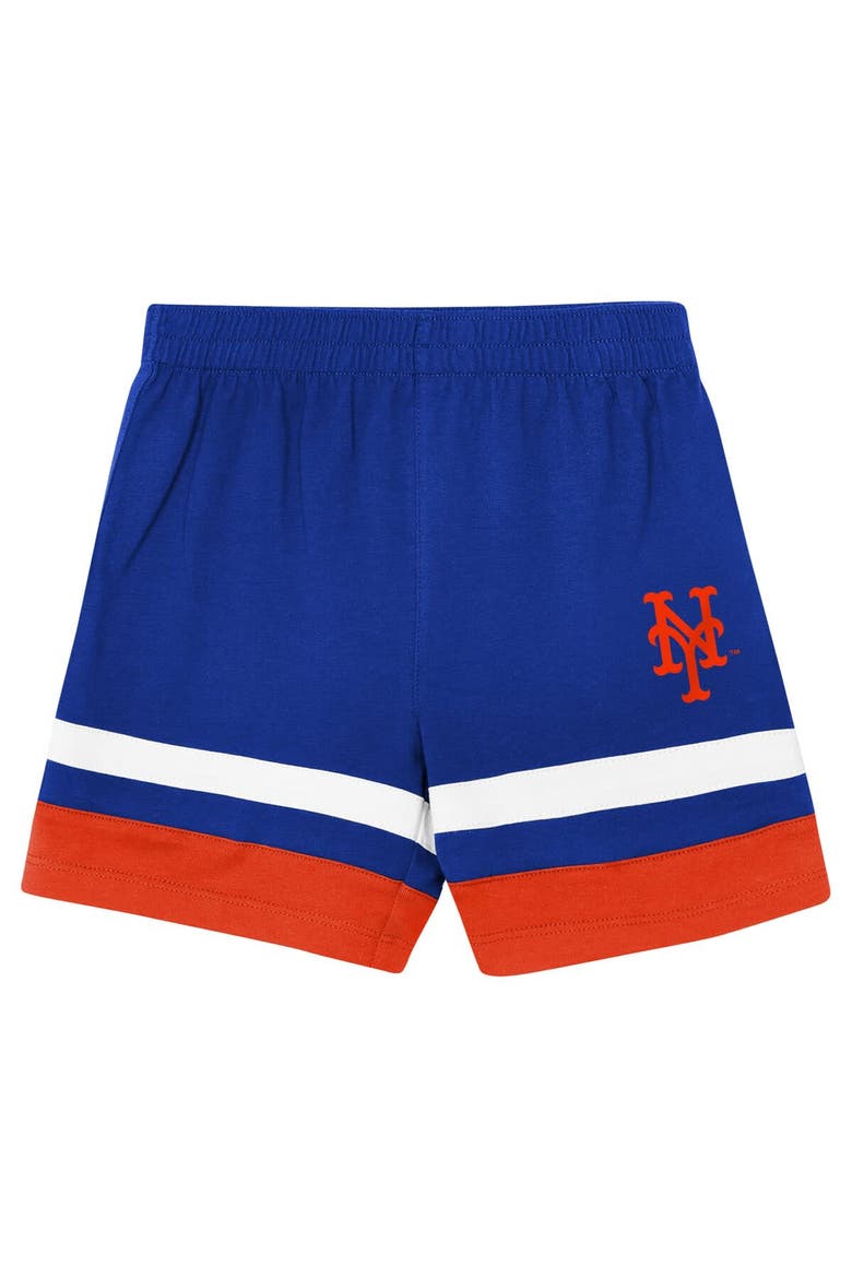 Toddler Outerstuff Royal New York Mets Ground Ball T-Shirt & Shorts Set, Alternate, color, Royal