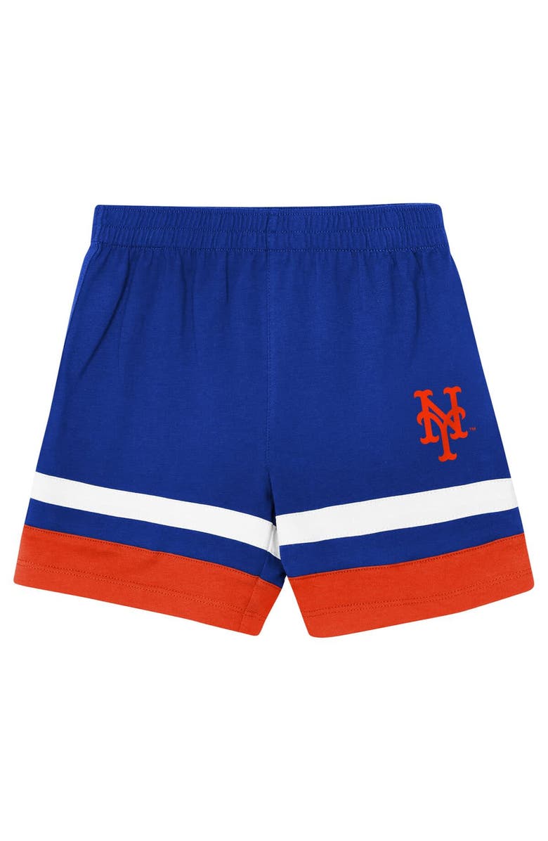 Outerstuff Toddler Outerstuff Royal New York Mets Ground Ball T-Shirt & Shorts Set, Alternate, color, Royal