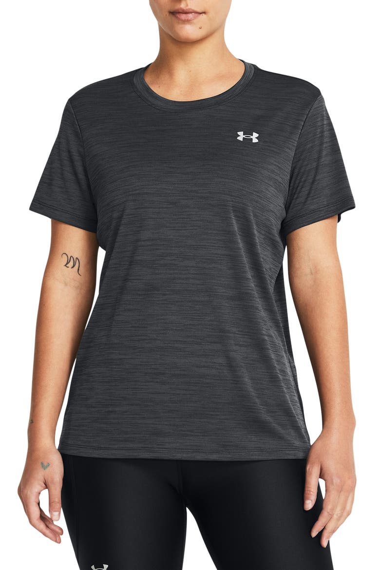 Velocity UA Tech Twist Performance Tee, Main, color, BLK