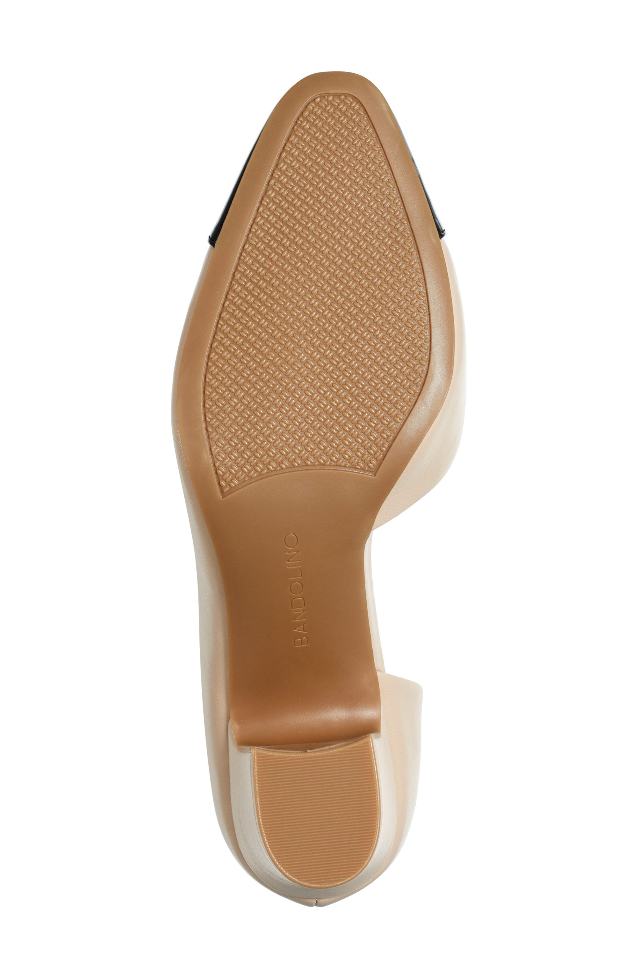 Bandolino Laynier d'Orsey Pump, Alternate, color, Light Natural/ Black Patent