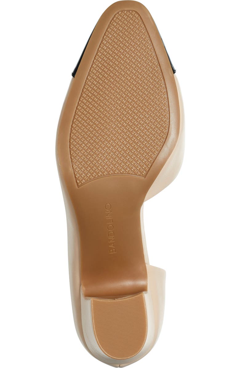 Bandolino Laynier d'Orsey Pump, Alternate, color, Light Natural/ Black Patent