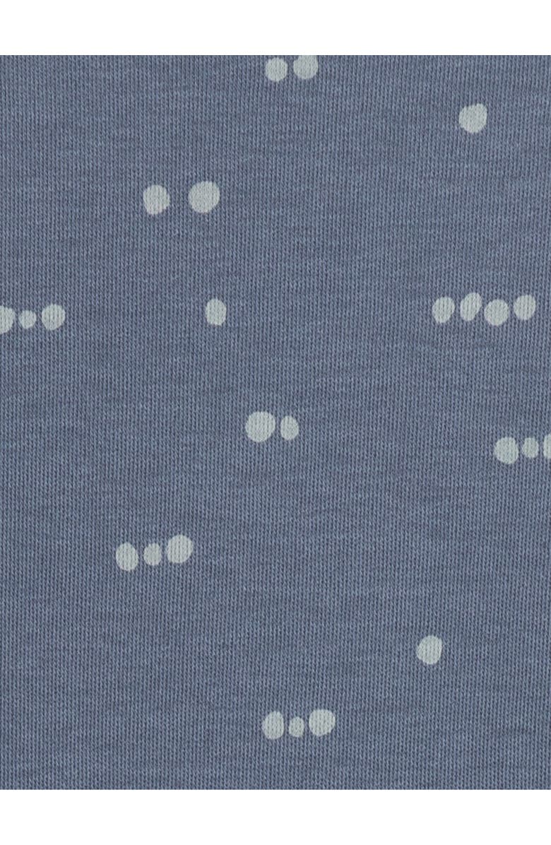 Colored Organics Organic 2-Piece Long Sleeve Jammie Set, Alternate, color, Tridot / Denim + Mist