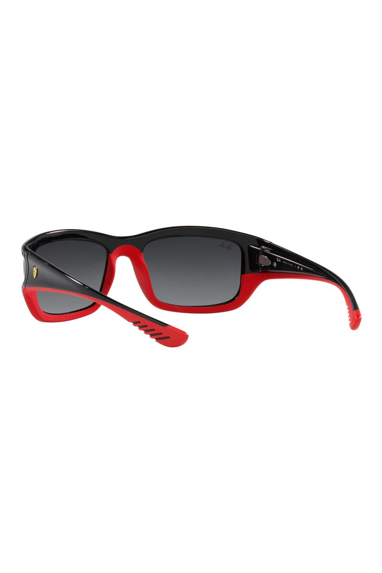 59mm Mirrored Square Sunglasses, Alternate, color, GREY MIRROR