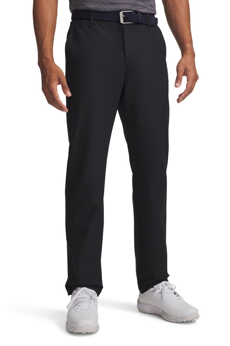 UA Drive Water Repellent Golf Pants, Main, color, BLACK