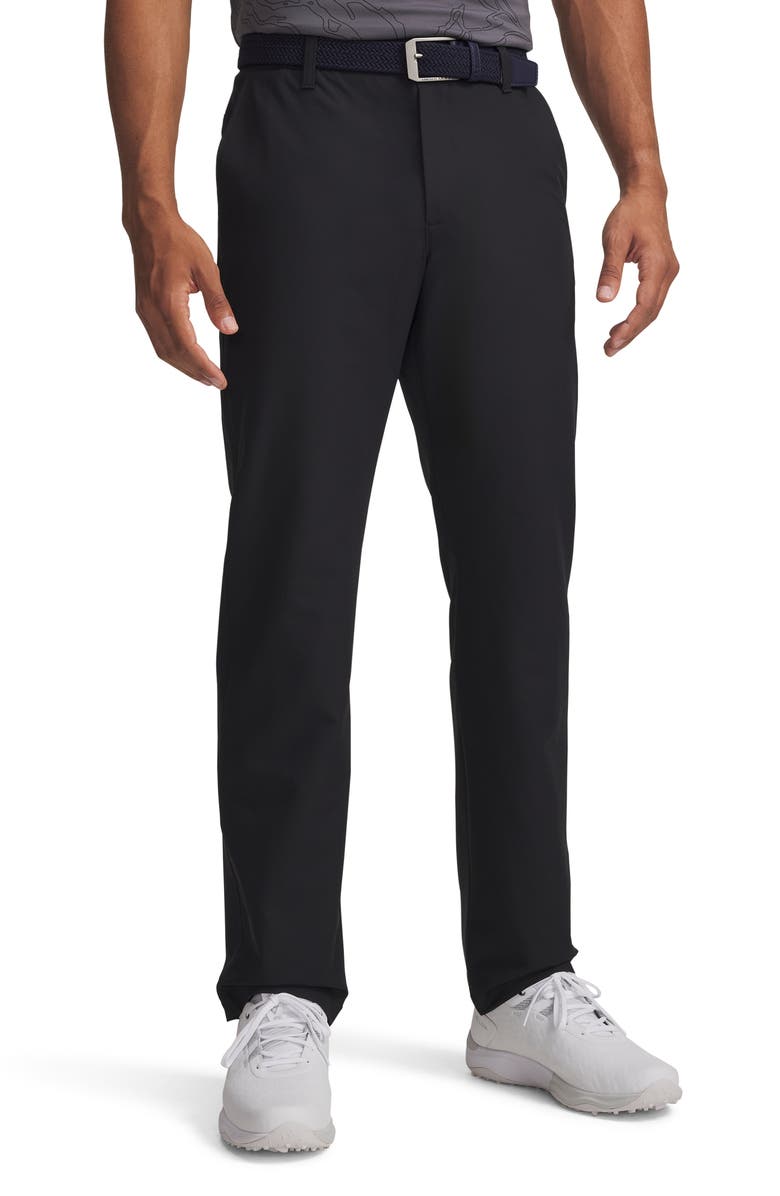 Under Armour UA Drive Water Repellent Golf Pants, Main, color, Black