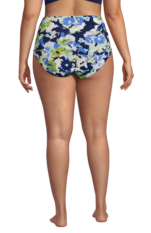 Lands' End Chlorine Resistant Pinchless High Waisted Bikini Bottoms