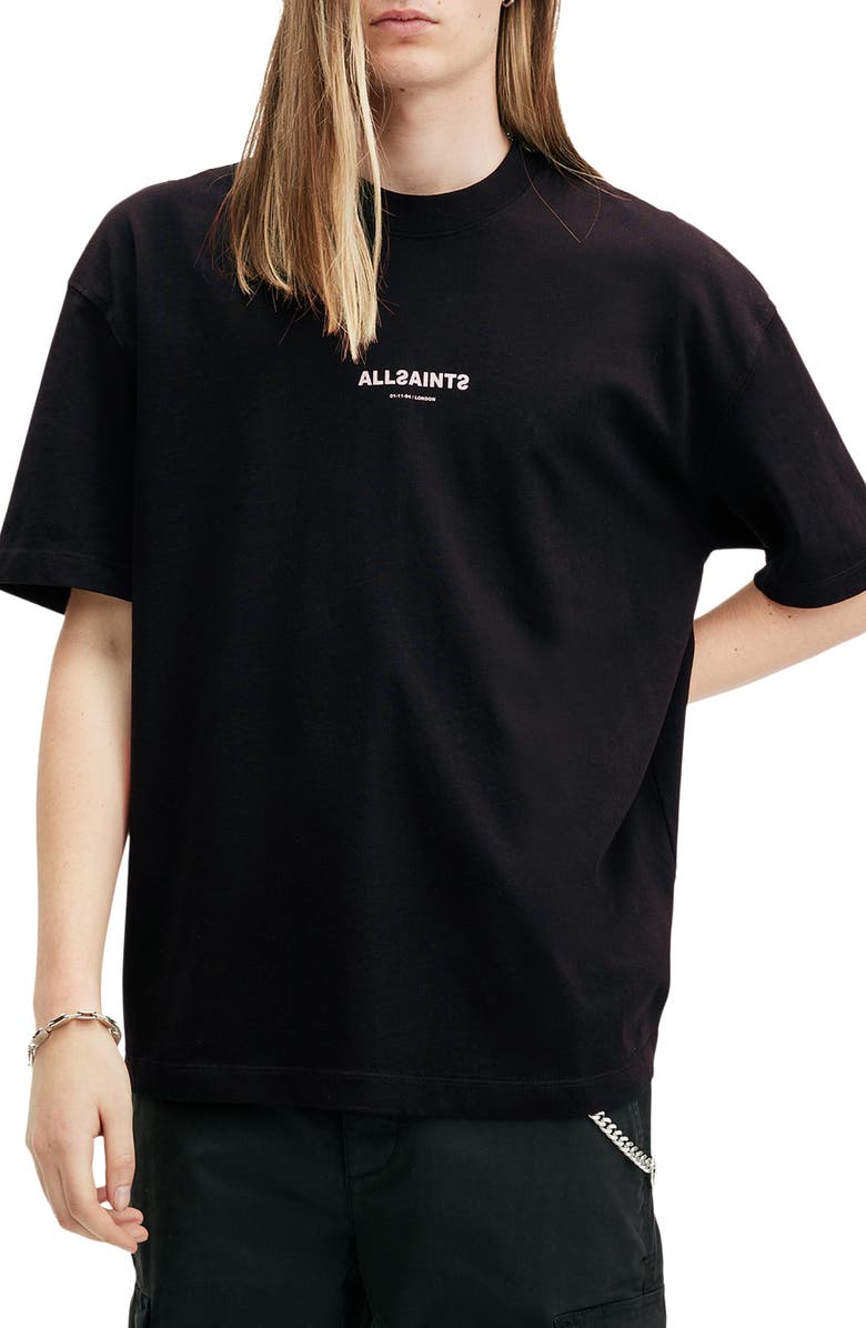 AllSaints Subverse Logo Graphic T-Shirt, Main, color, 