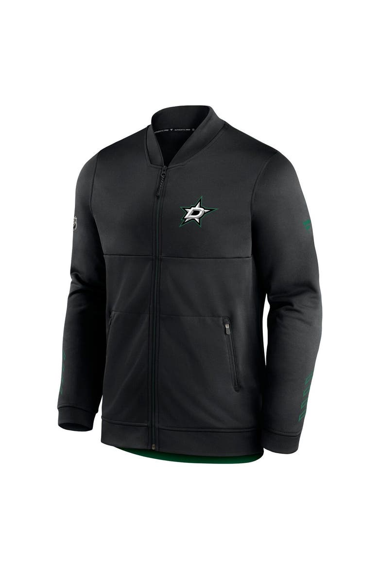 Men's Fanatics Branded Black Dallas Stars Locker Room Full-Zip Jacket, Alternate, color, Black