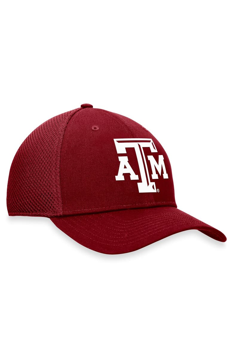 TOP OF THE WORLD Men's Top of the World Maroon Texas A&M Aggies Spacer Flex Hat, Alternate, color, Maroon