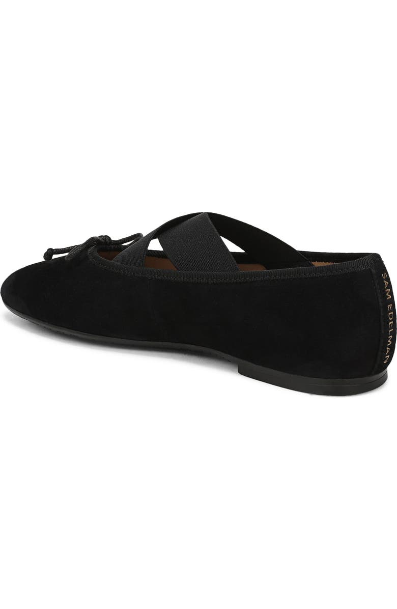 Sam Edelman Arya Ballet Flat, Alternate, color, Black Suede
