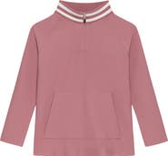 Courtside Kids Girls Retro Half-Zip