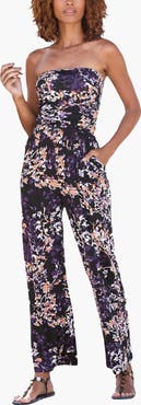 LASCANA Women's Strapless Jumpsuit
