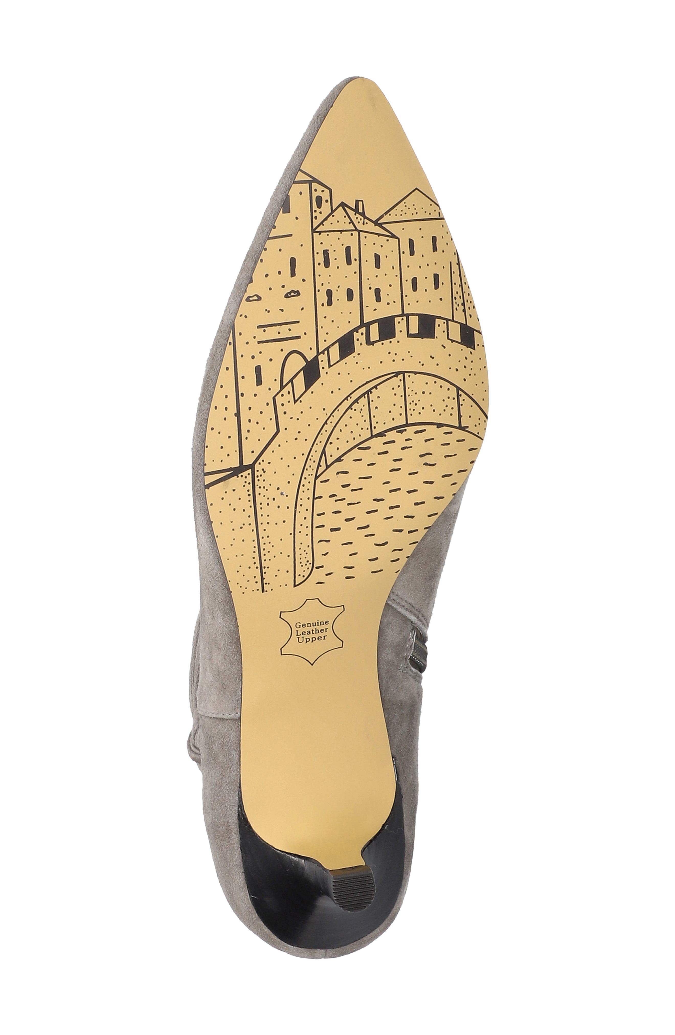 Bella Vita Jani Bootie, Alternate, color, Grey Kidsuede Leather